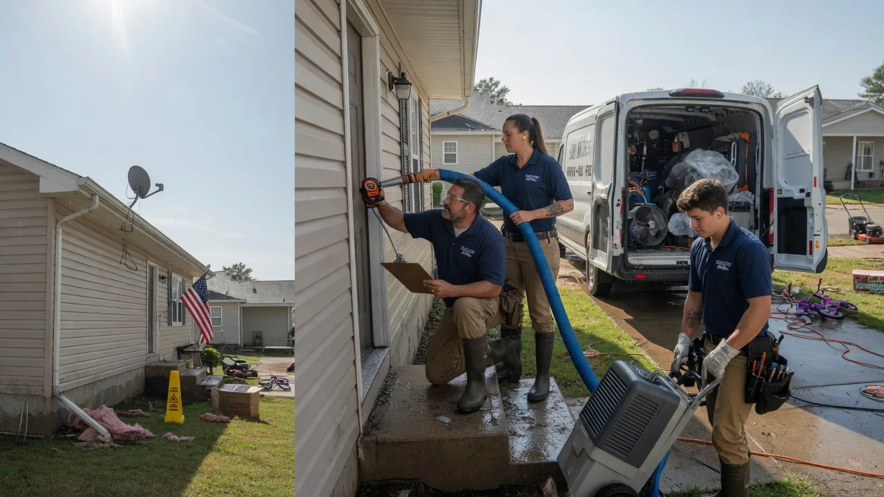 Ceiling Water Damage Restoration in Burlington, PA near me