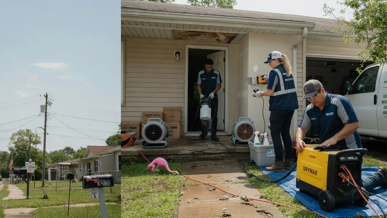 Storm Damage Water Removal in Burlington, PA near me